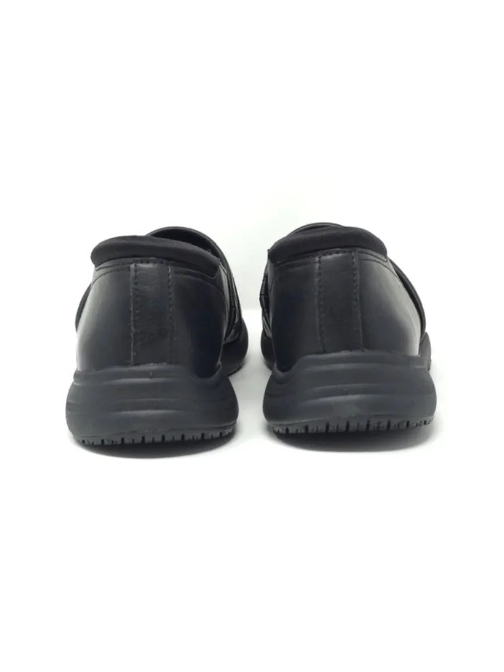 Dr. Scholl's Dive In Slip Resistant Work Loafers Black Memory Foam 8W